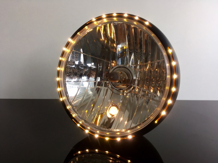 HIGHSIDER LED Fernscheinwerfer Fernlicht FT13- HIGH mit Standlicht schwarz  Stück
