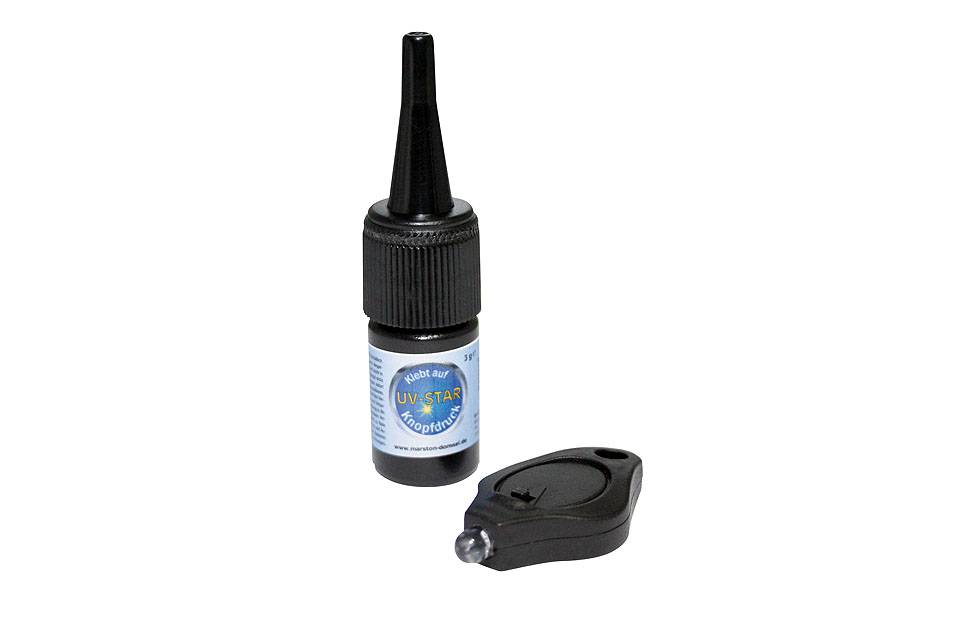 MARSTON-DOMSEL UV repair adhesive, bottle 3g-860-641