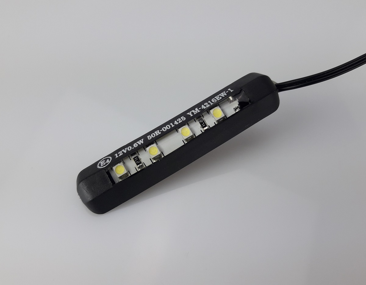 LED Rücklicht Kennzeichenbeleuchtung 3-LEDs E-Geprüft Universal
