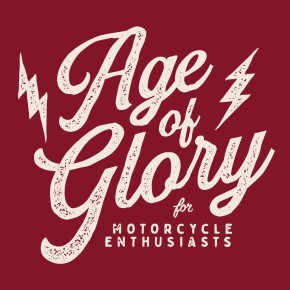 Age of Glory T-Shirt Logo Tee burgundy M